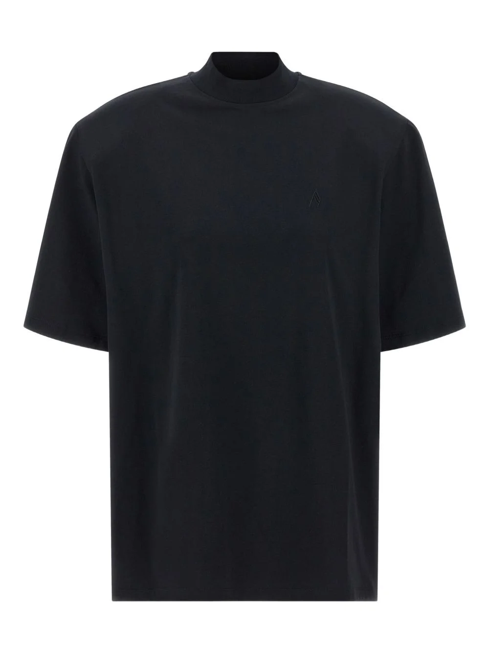 mock-neck T-shirt - 1