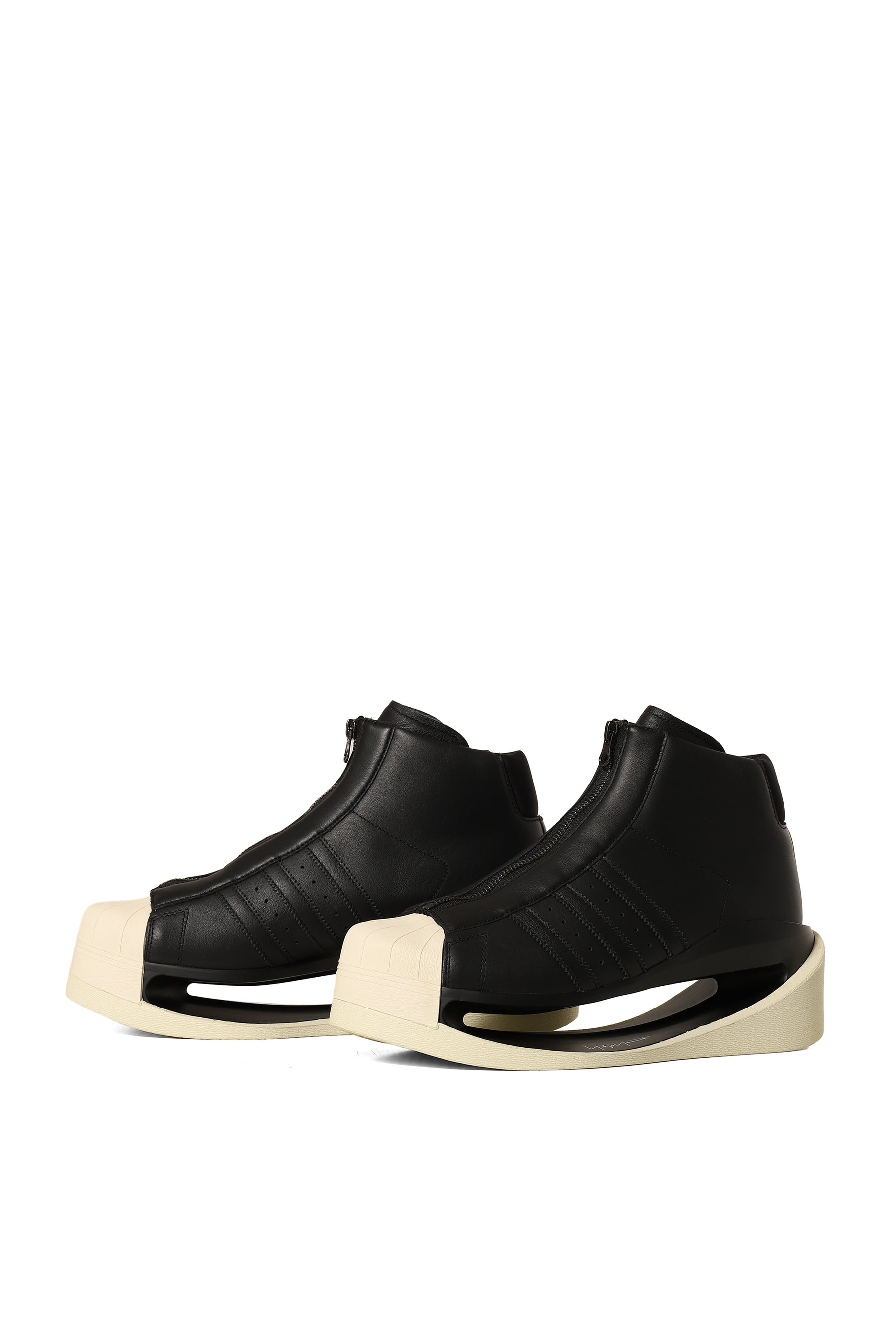 Y-3 GENDO PRO MODEL / BLK BLK CREWHT - 7