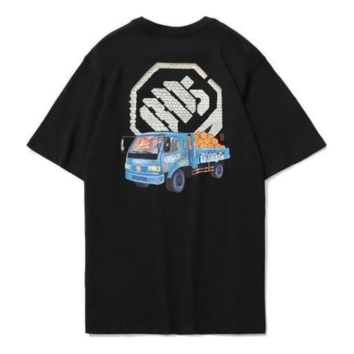 Li-Ning BadFive Hoops Graphic T-shirt 'Black' AHSR107-7 - 2