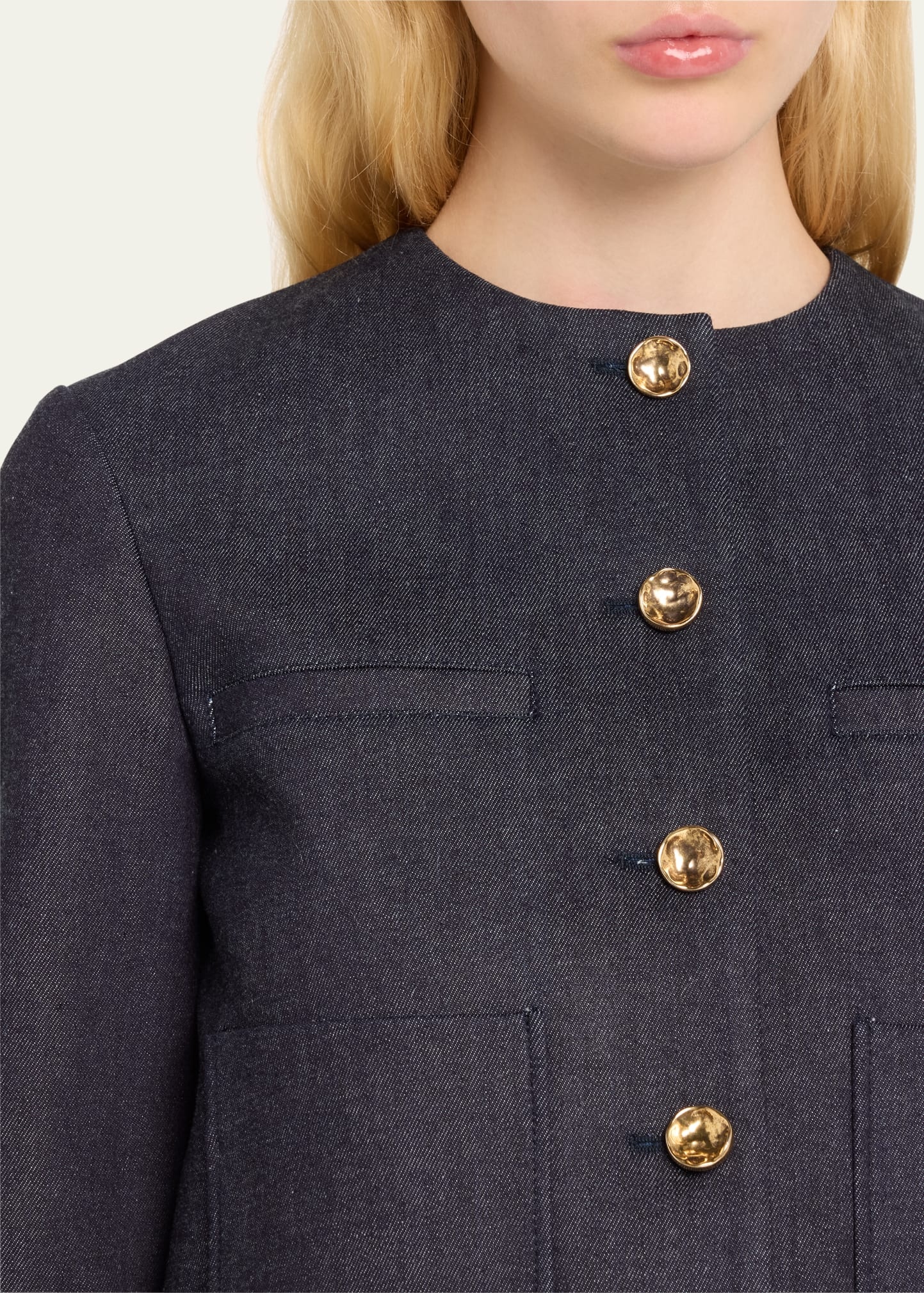 Bernadette Slim Denim Jacket - 5