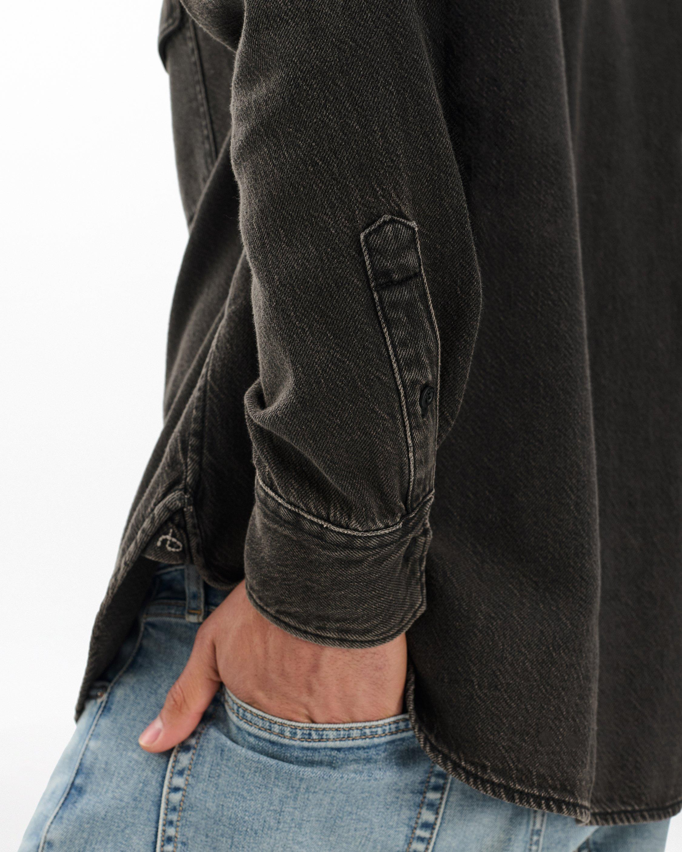 Jack Infuse Denim Shirt
Ultra Featherweight in Infuse Brown Black - 5