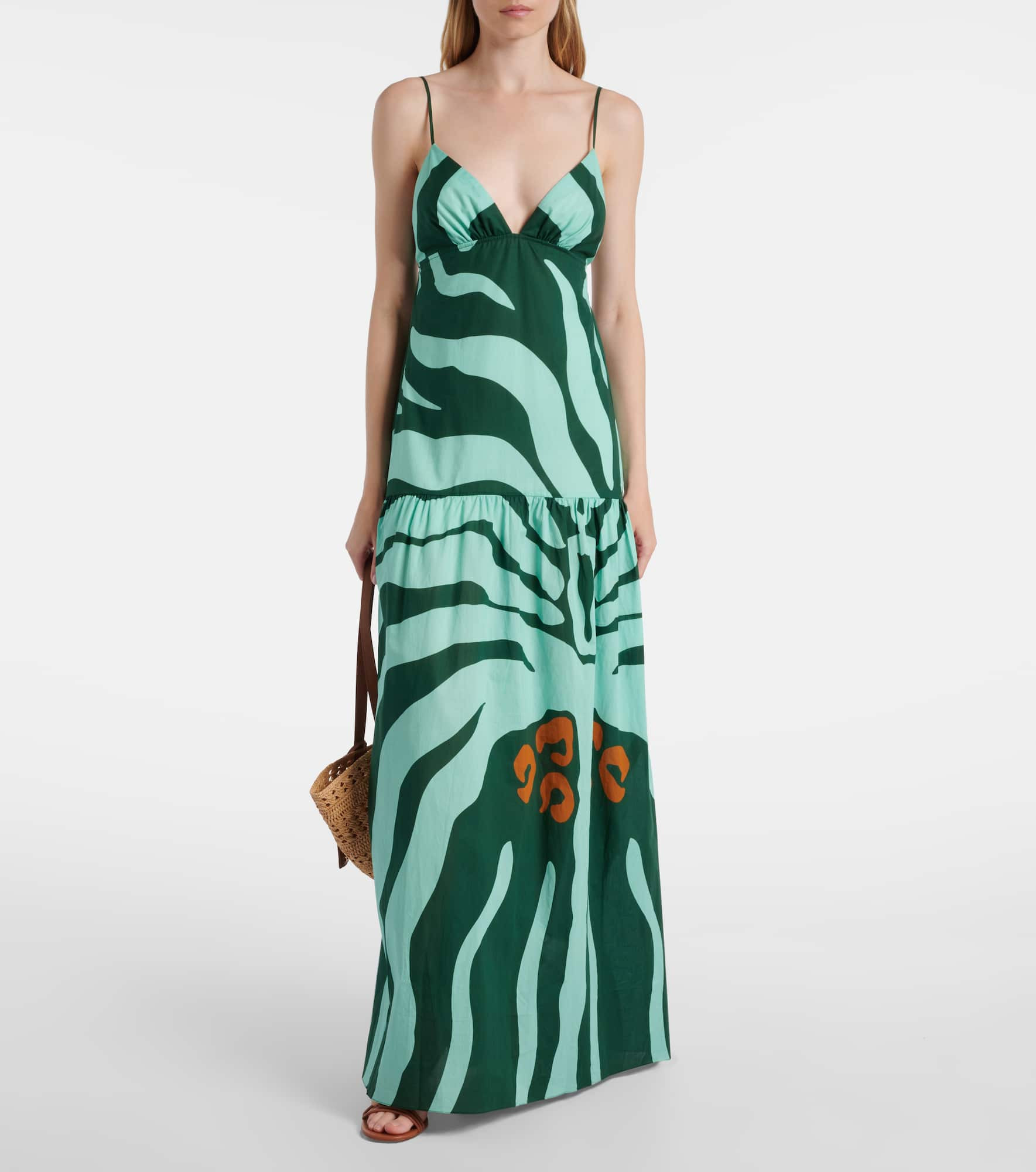 Zea Palm cotton poplin maxi dress - 2