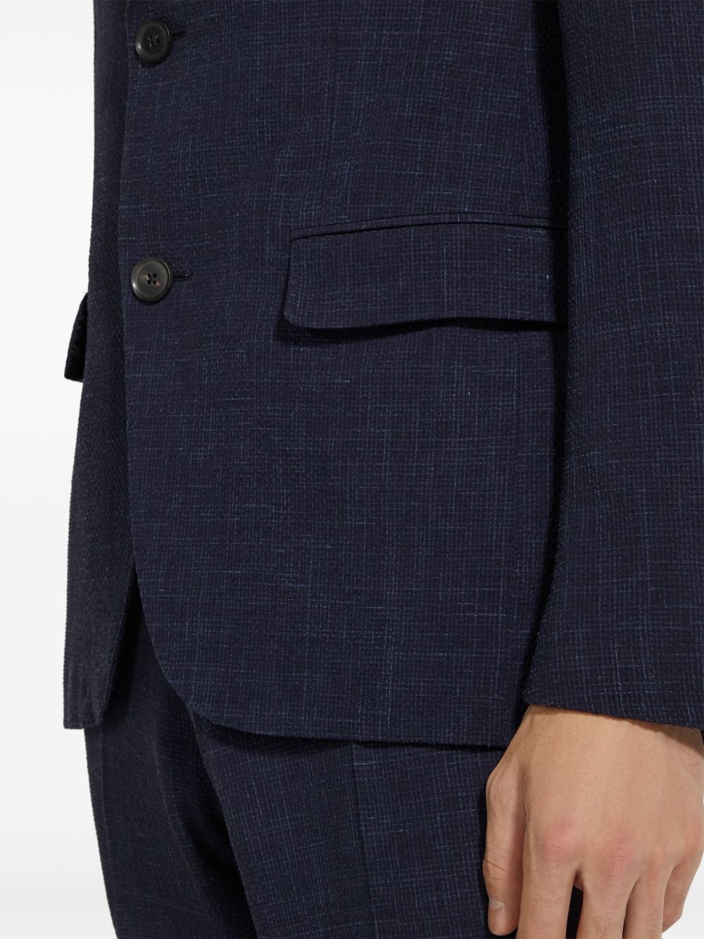 Trofeo seersucker blazer - 5