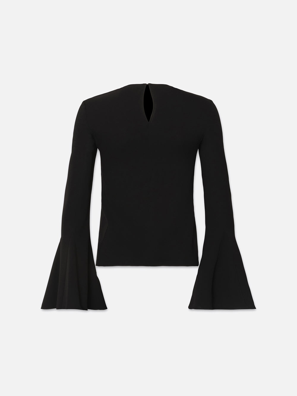 Flutter Sleeve Blouse in Black - 4