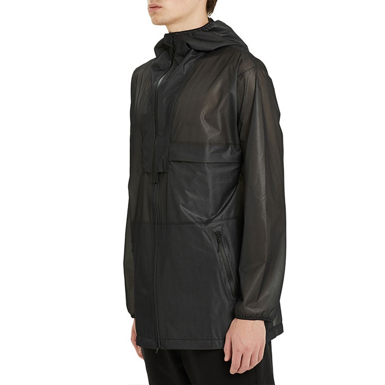 Men's Y-3 SS21 Nylon waterproof Jacket Black GV6086 - 7