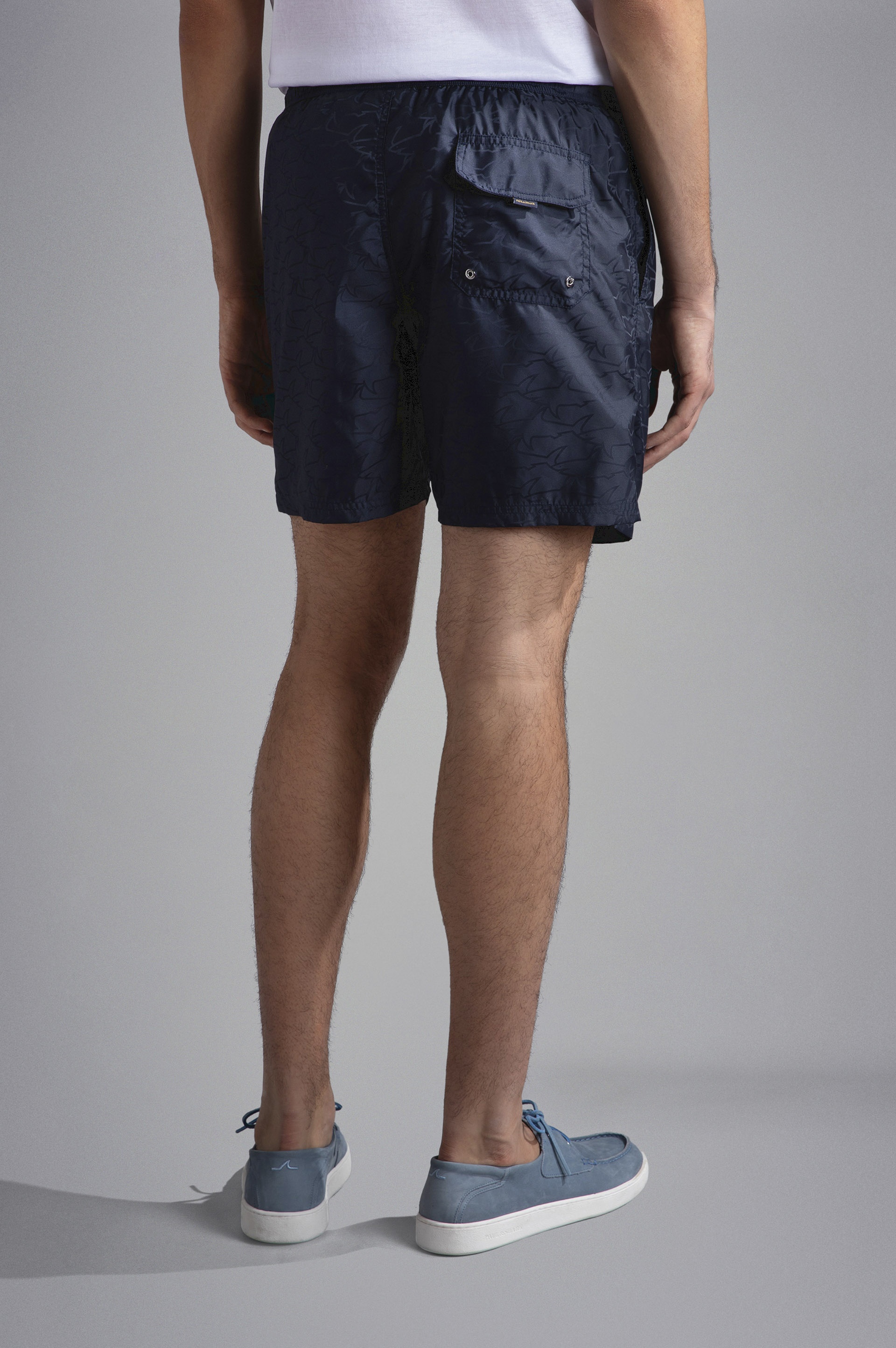 SWIM SHORTS WITH SHARK PRINT - 3