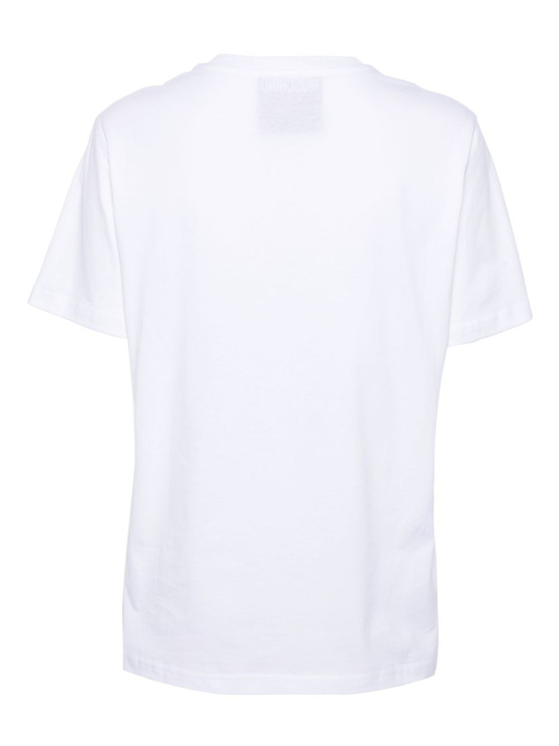 Moschino heart-print cotton T-shirt outlook