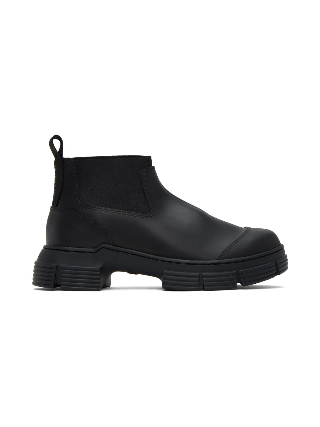 Black Crop City Boots - 1