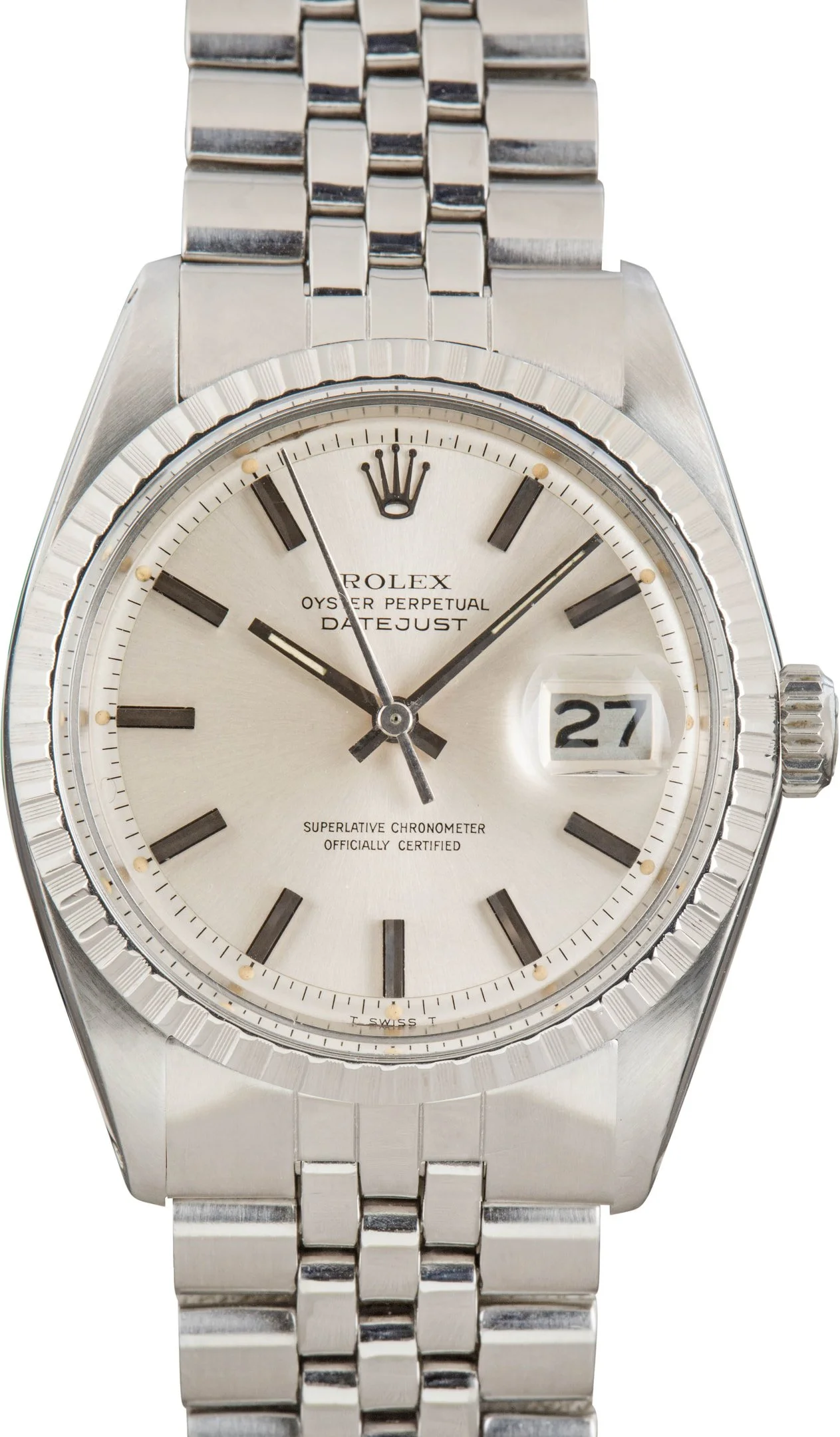 Used Rolex Datejust Ref 1603 Silver Dial - 1