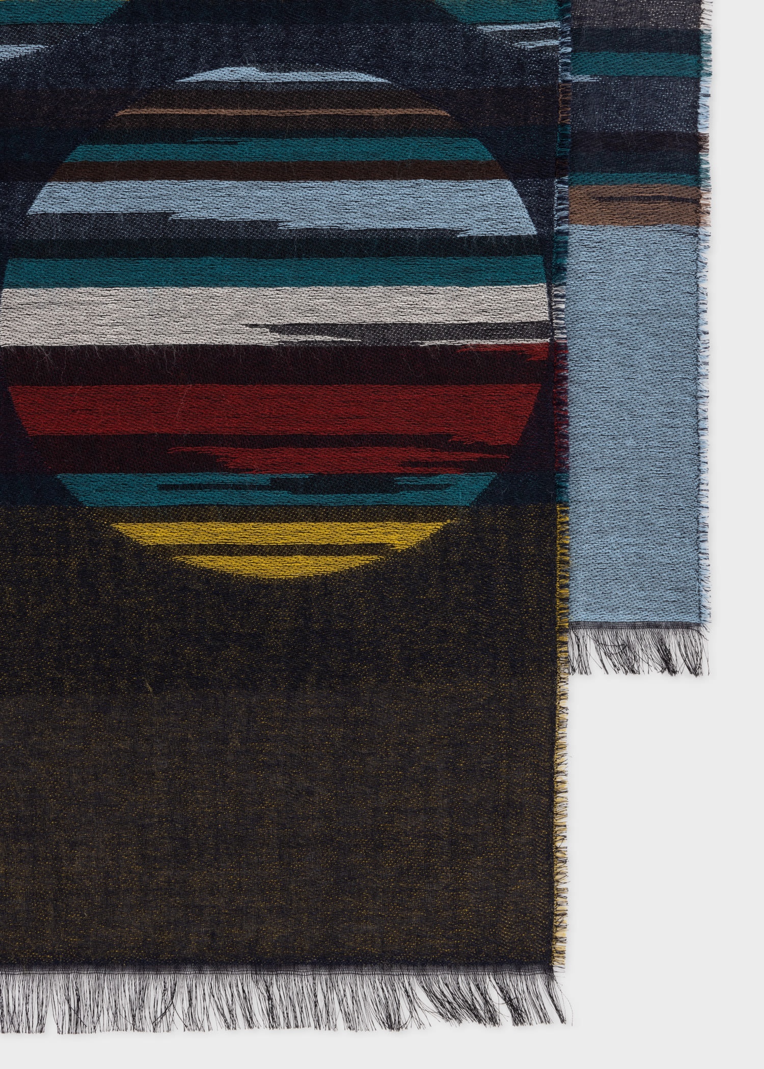 'Signature Stripe Polka Dot' Scarf - 2