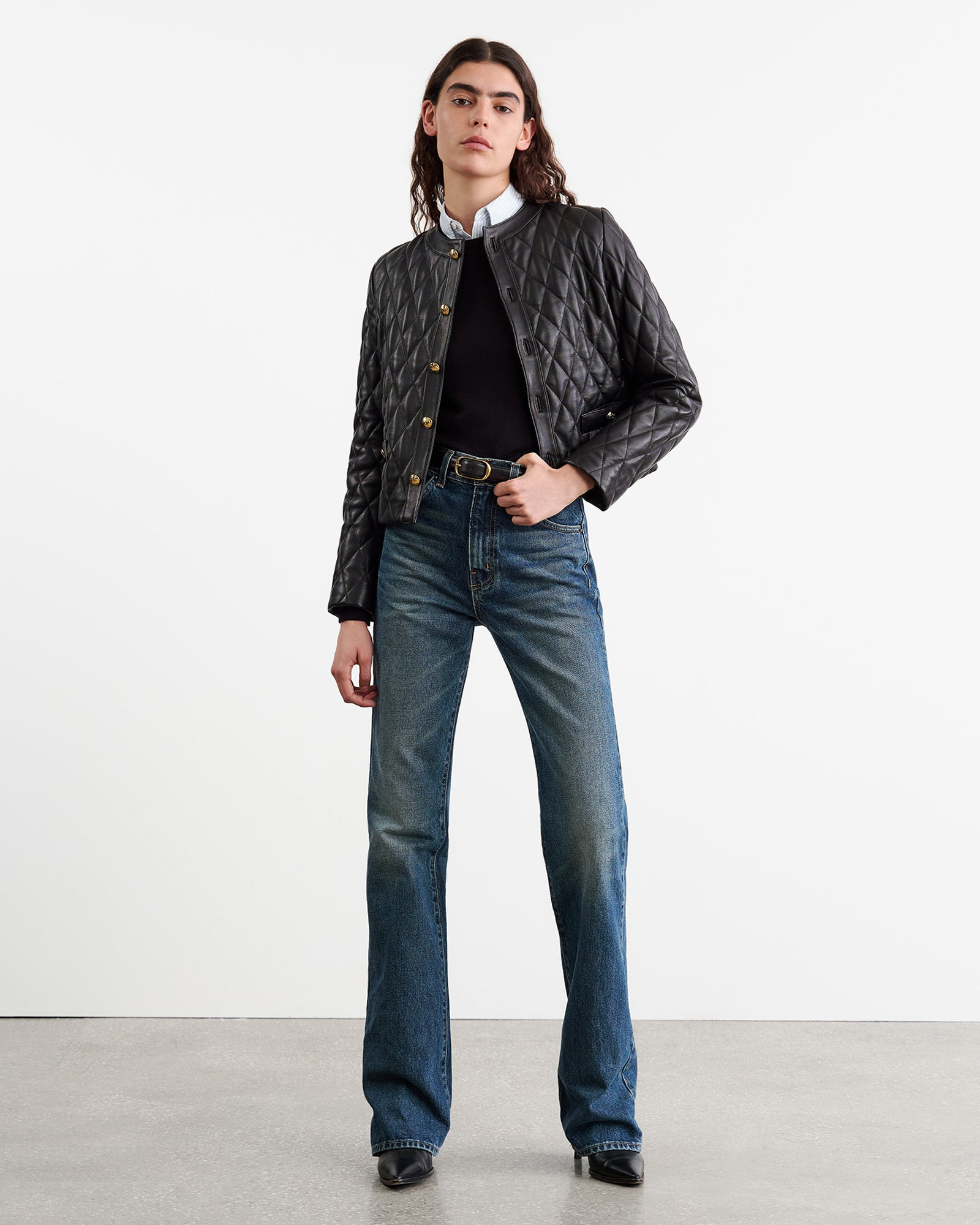 Amy  Leather Jacket - 4