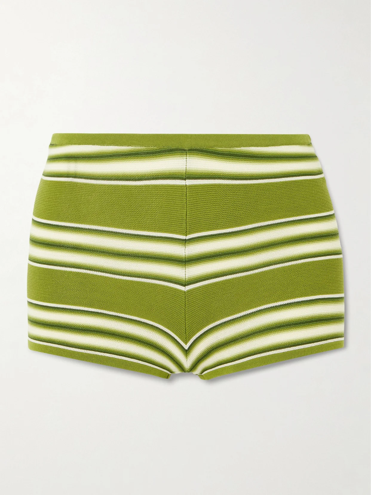 Playa Striped Cotton-blend Shorts - 1