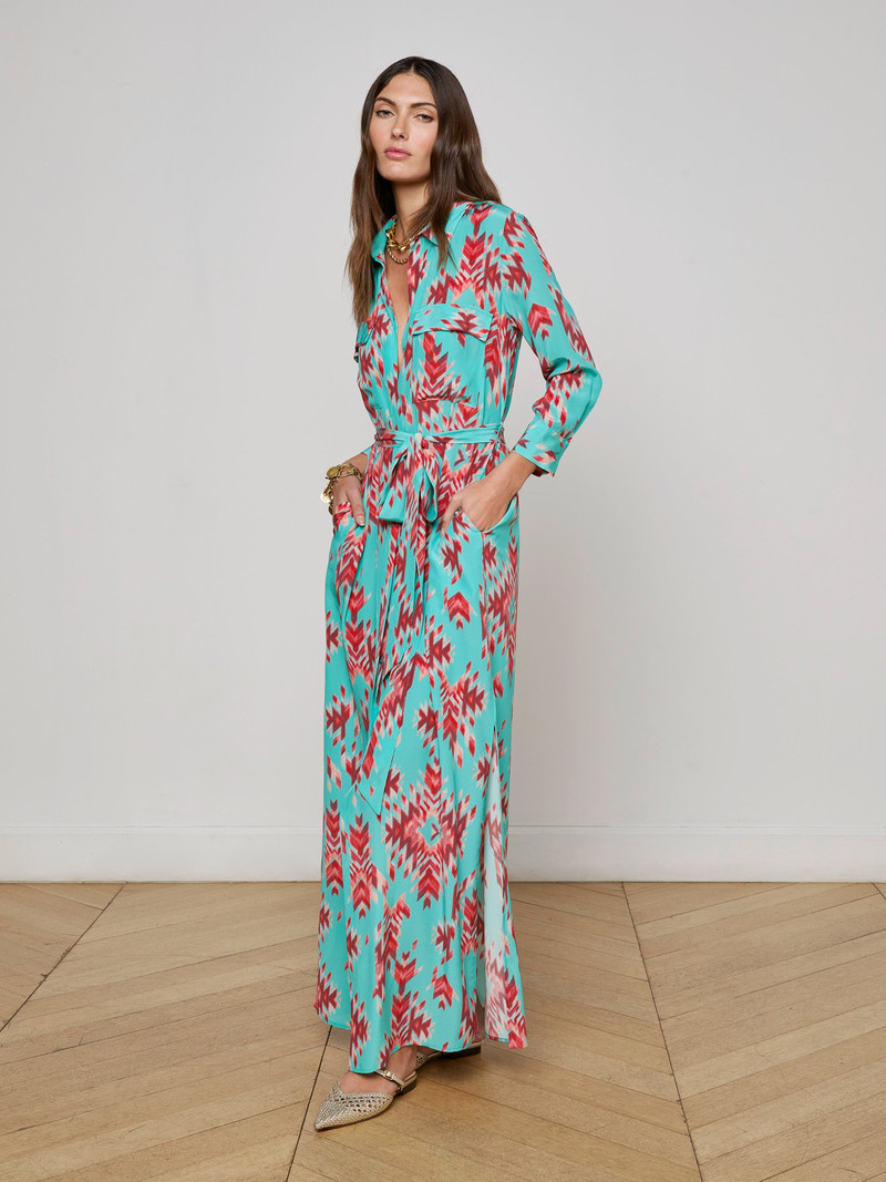 Cameron Silk Shirt Dress 4