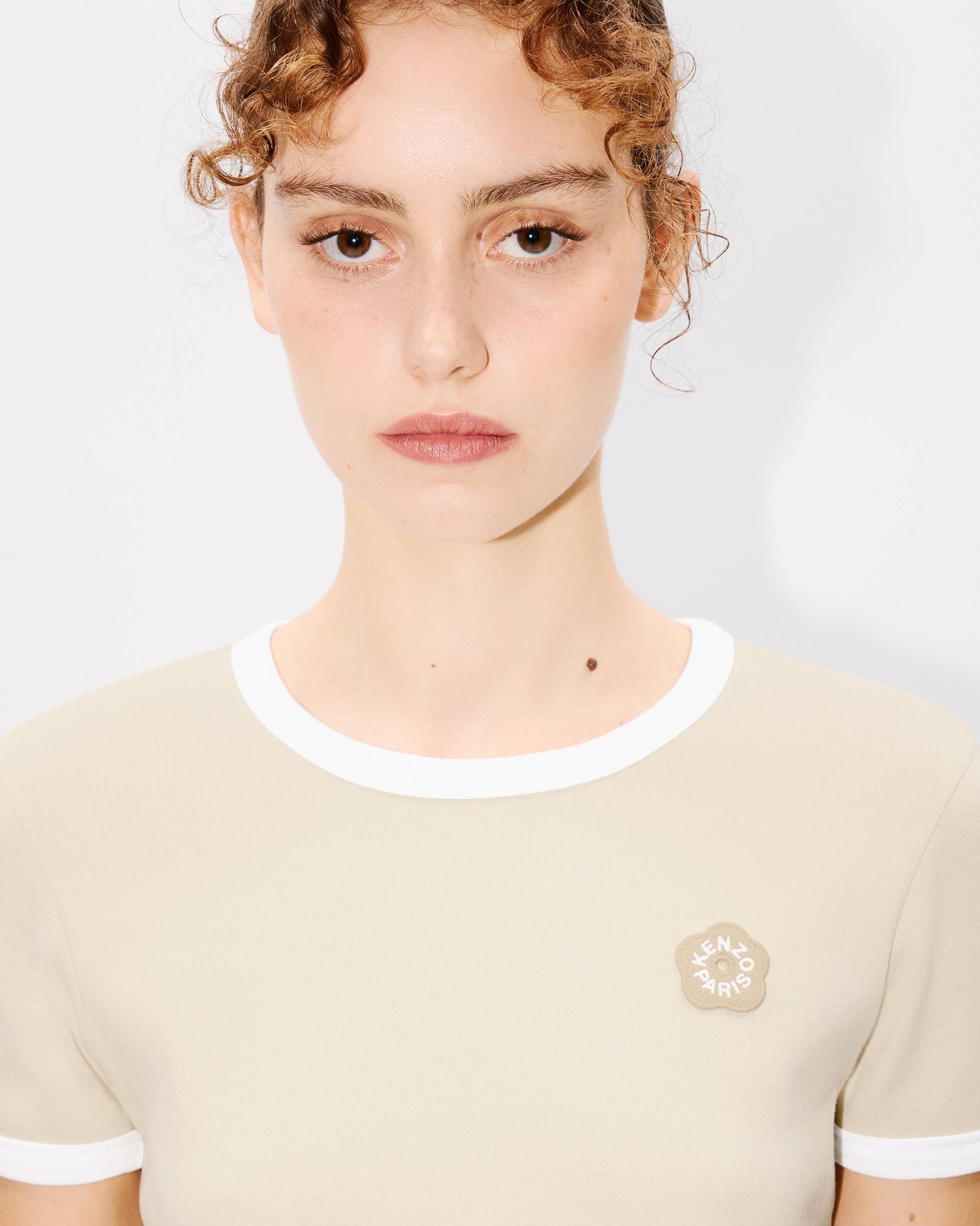 'Boke Flower 2.0' embroidered rib T-shirt - 6