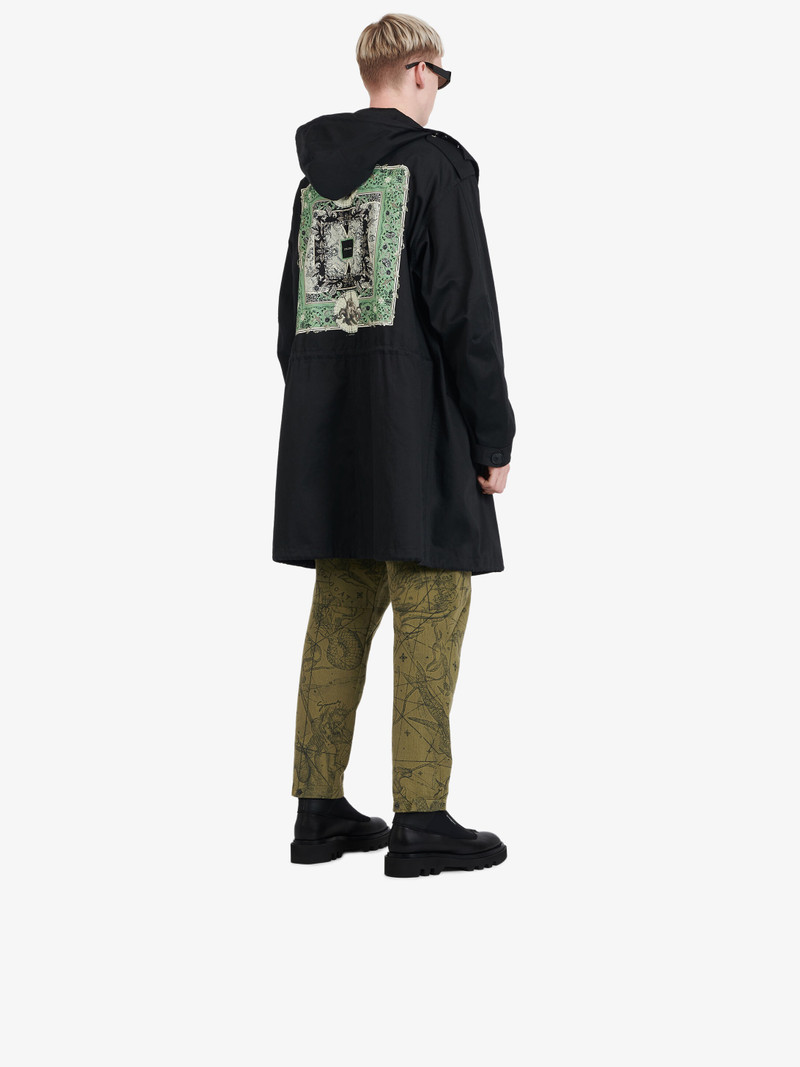Givenchy Atlantis printed parka in coton outlook