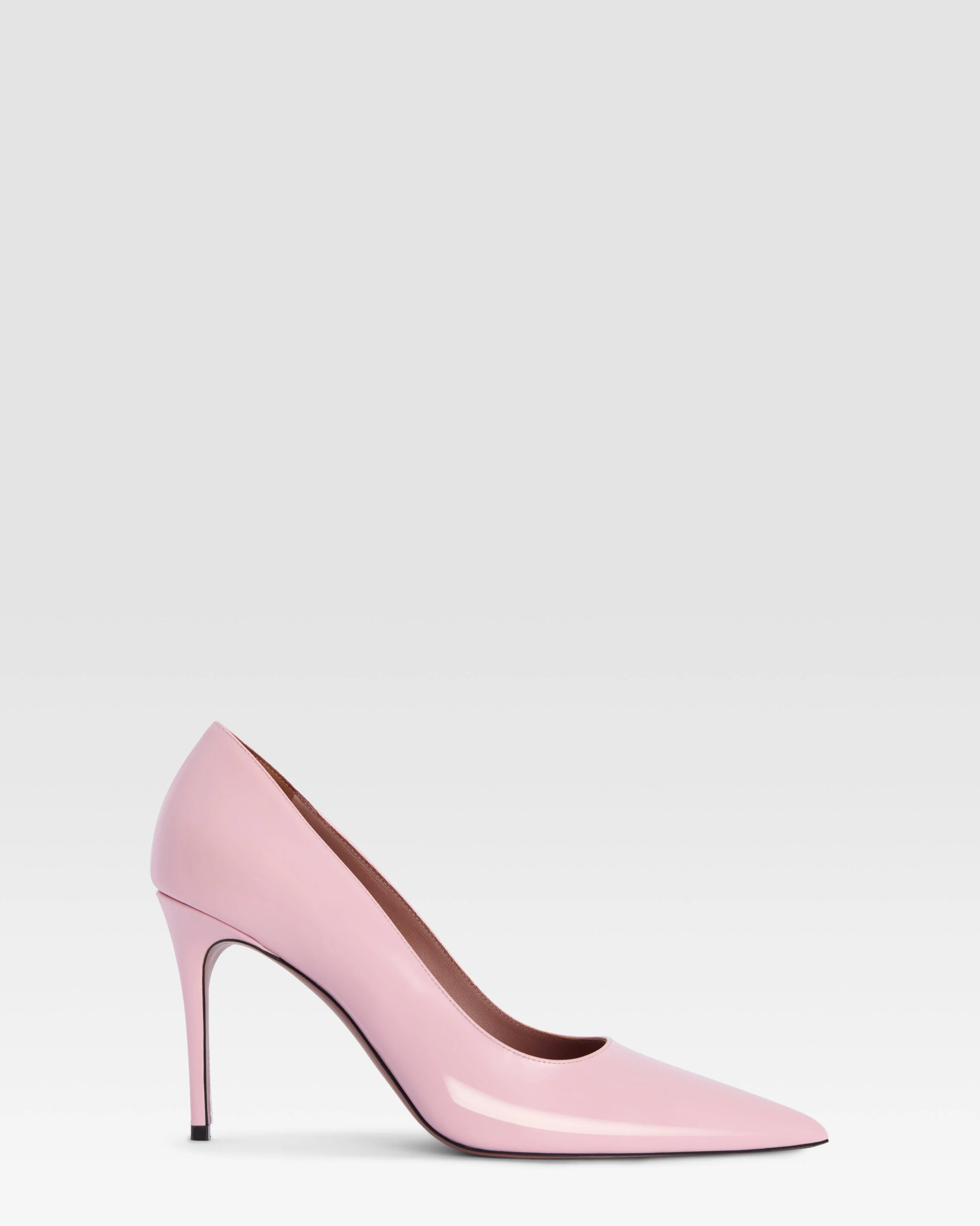 Brushed leather pump - 1