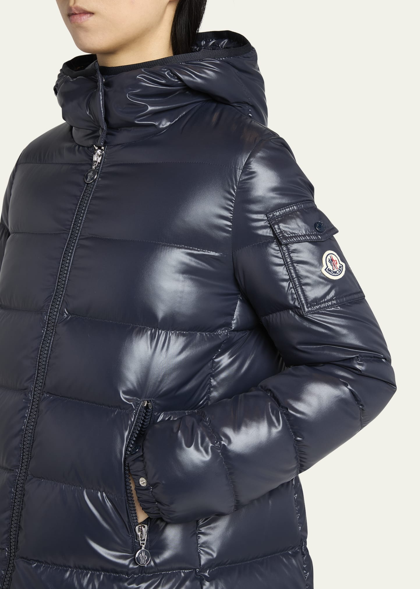 Courcelles Long Hooded Down Puffer Coat - 5