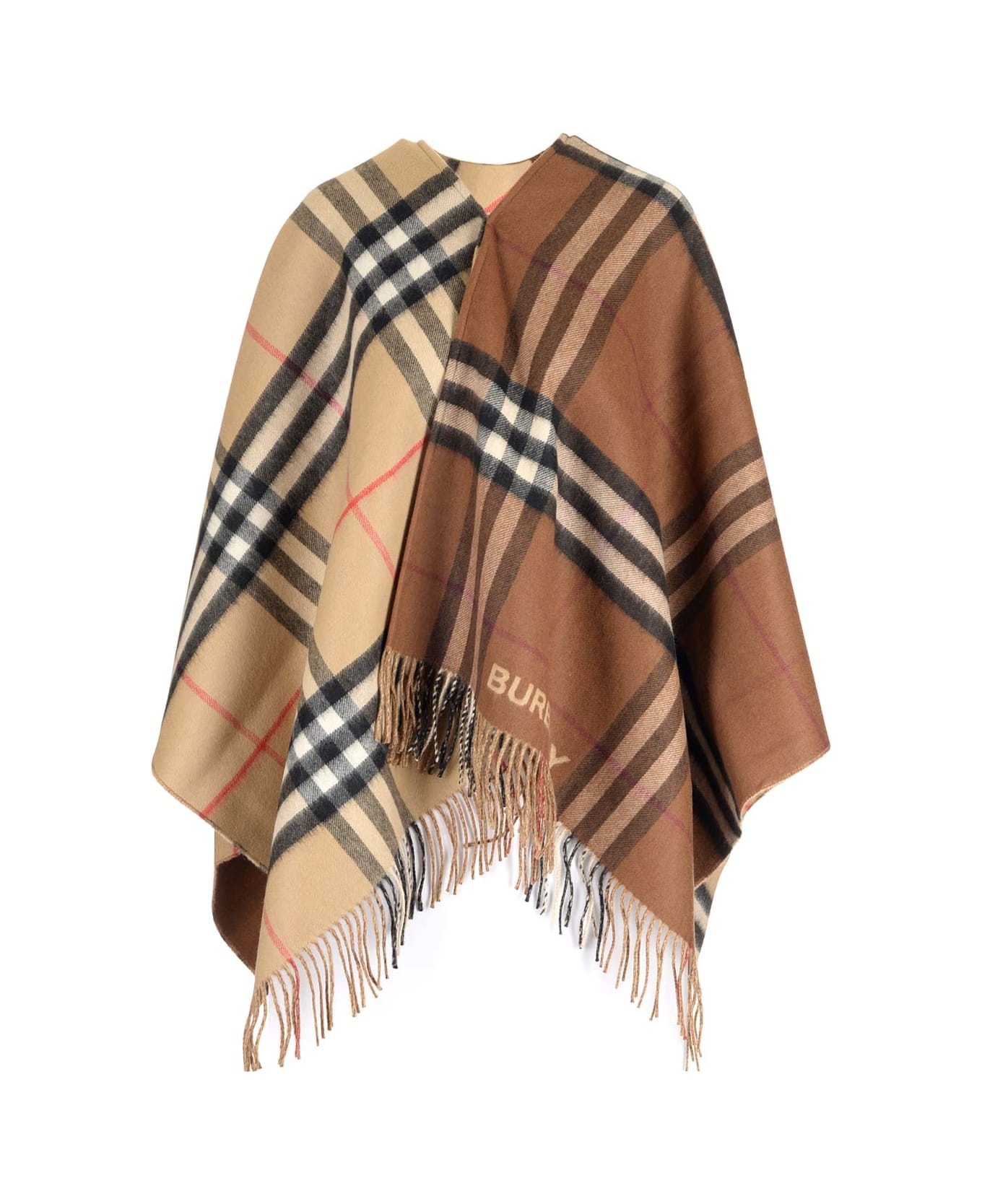 Wool And Cashmere Cape - 1