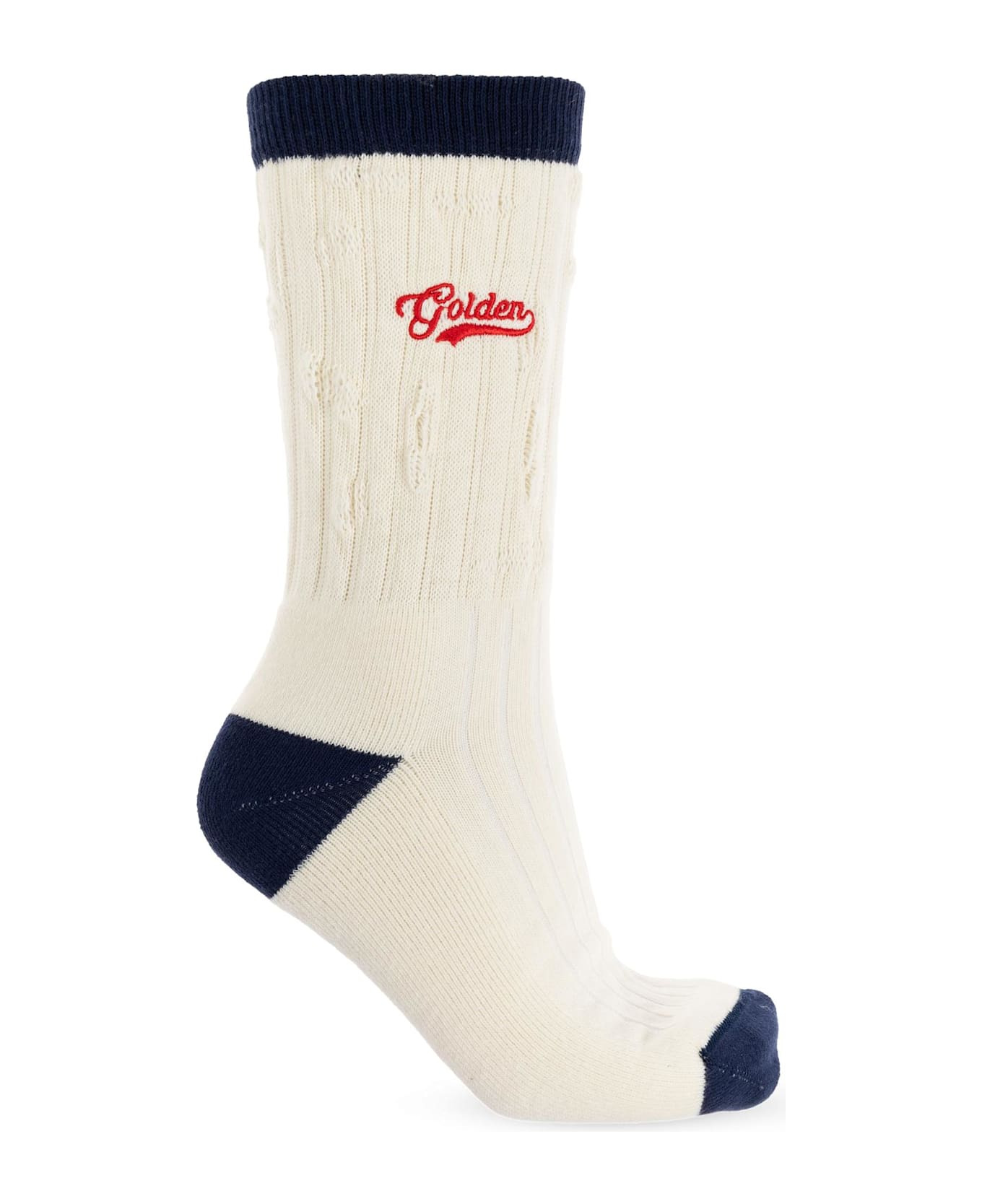 Golden Goose Socks With Logo - 1