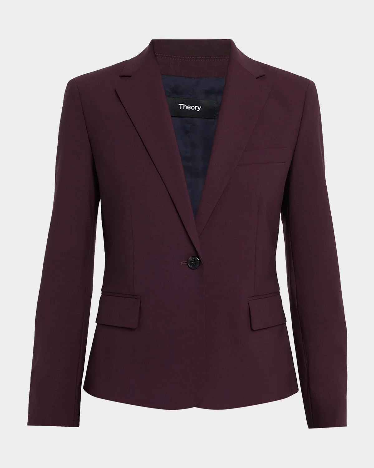 Slim One-Button Jacket - 1