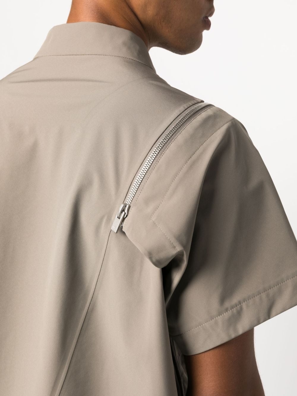 Anophyte detachable-sleeve boxy shirt - 5