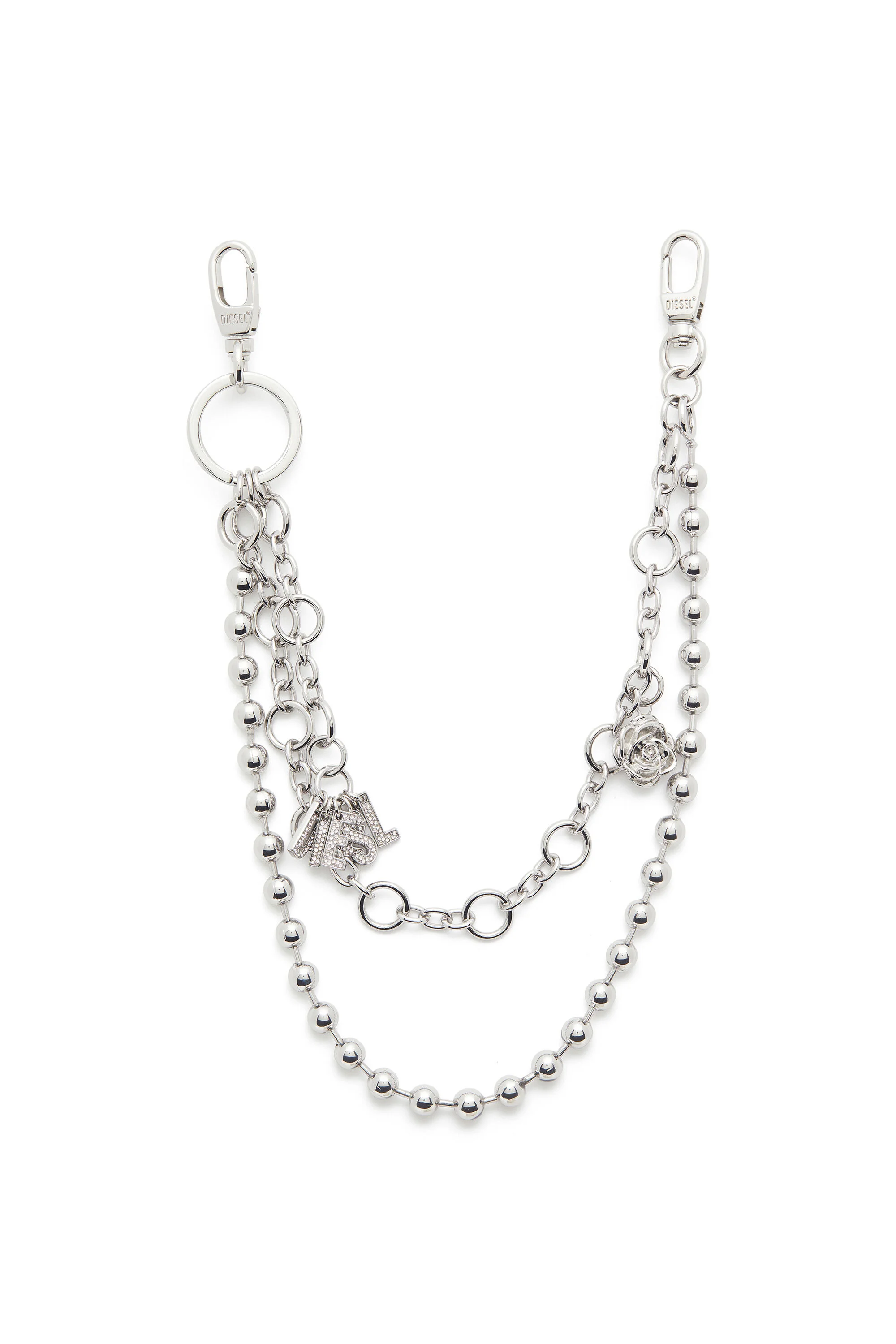 METAL CHARM WITH CHAINS AND PENDANTS - 1