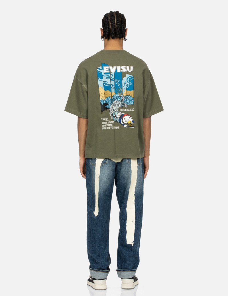 Godhead and Koinobori Print Loose Fit Short-Sleeves Sweatshirt 5