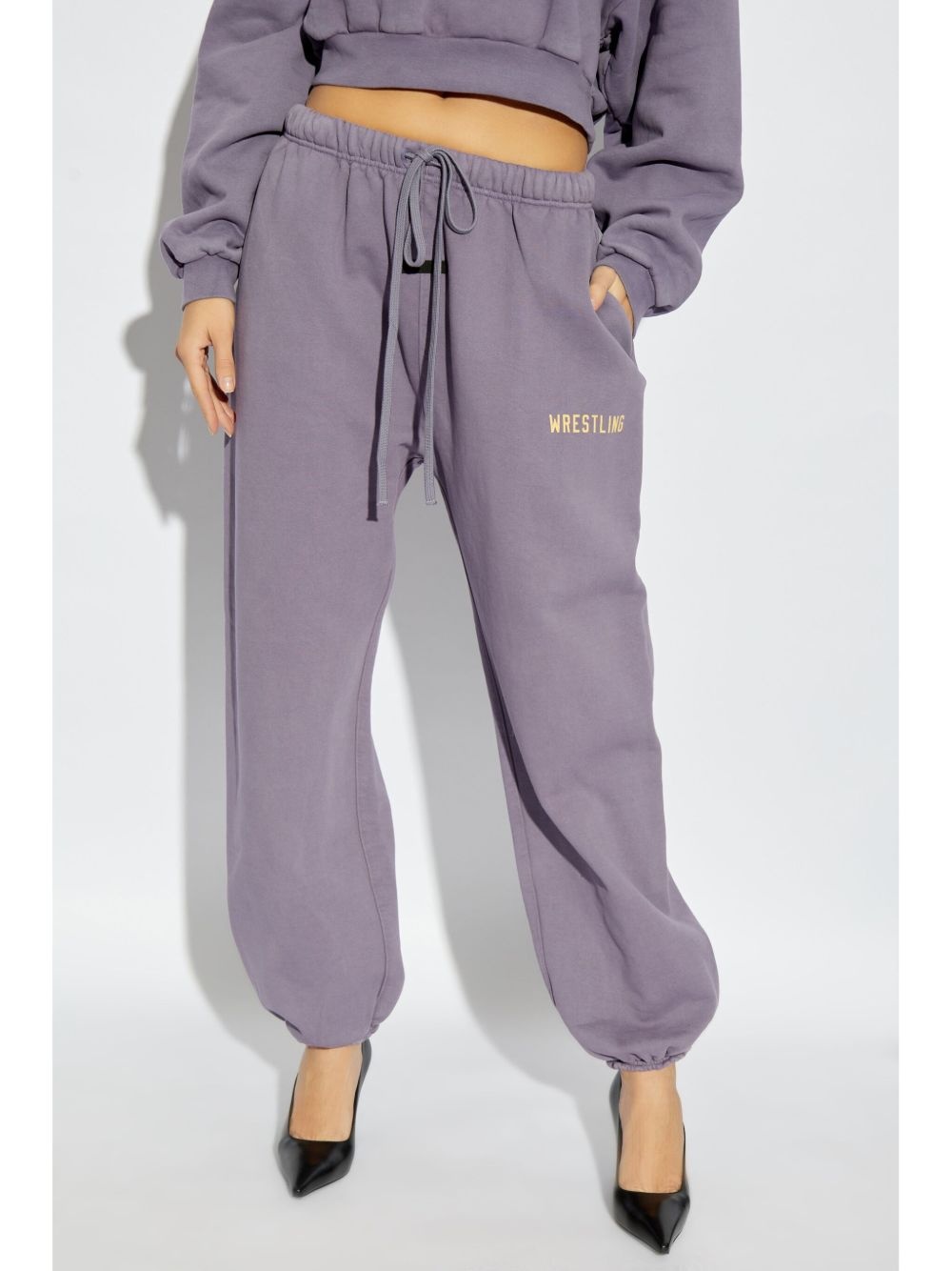 logo-print track pants - 3