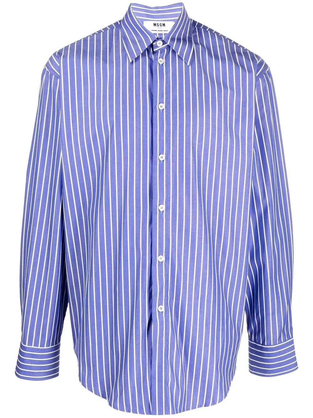 striped long-sleeve shirt - 1