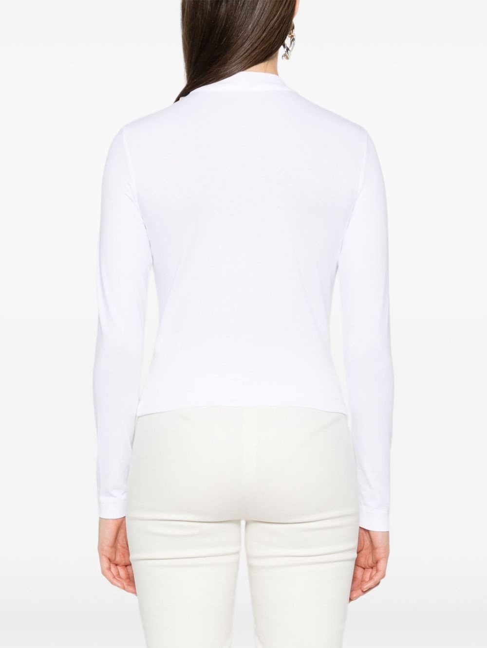 logo-patch long-sleeve T-shirt - 4