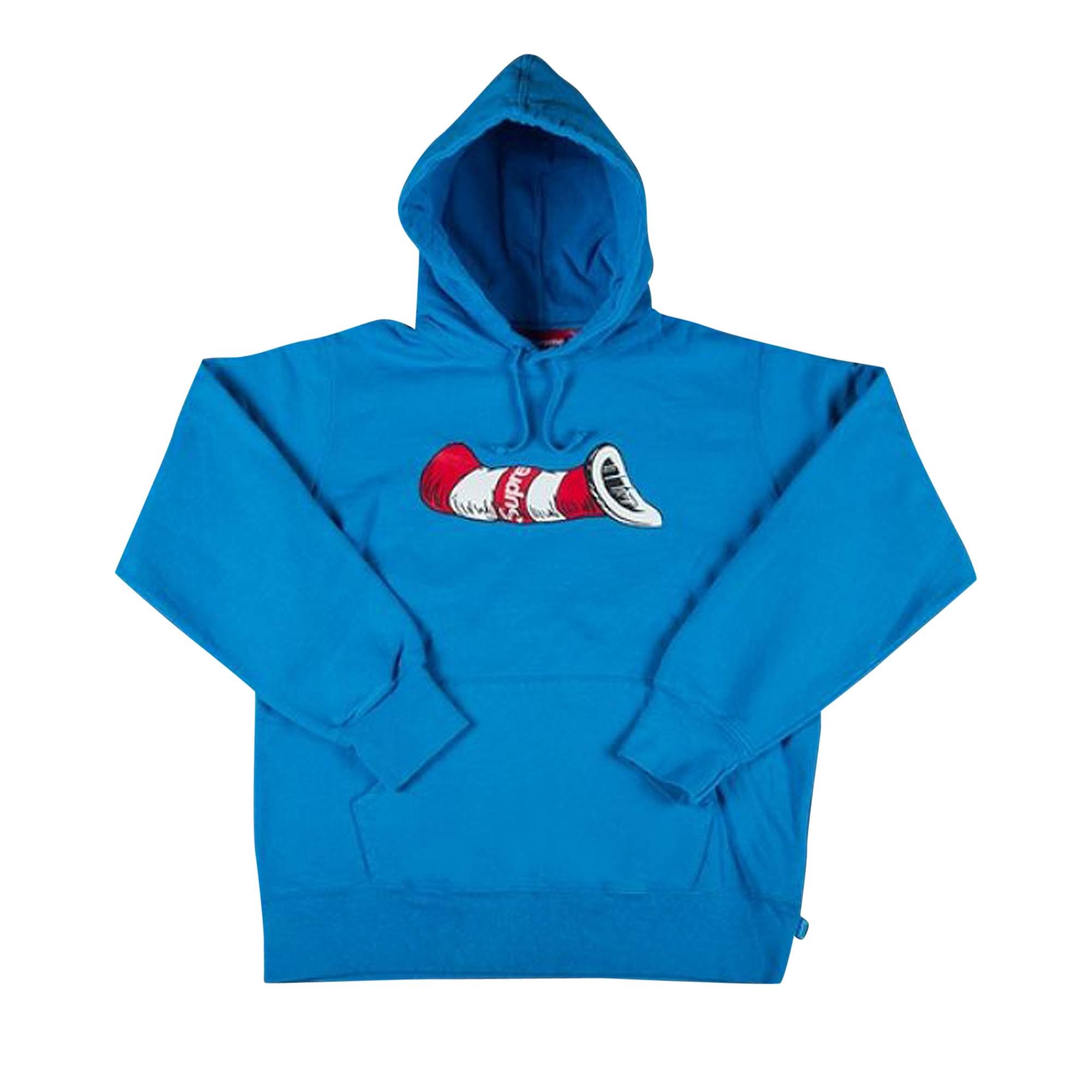 Supreme Cat in the Hat Hooded Sweatshirt 'Bright Royal' - 1
