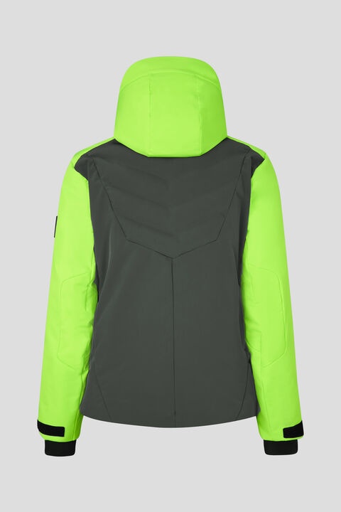 Ivo Ski jacket in Anthracite/Lime - 3