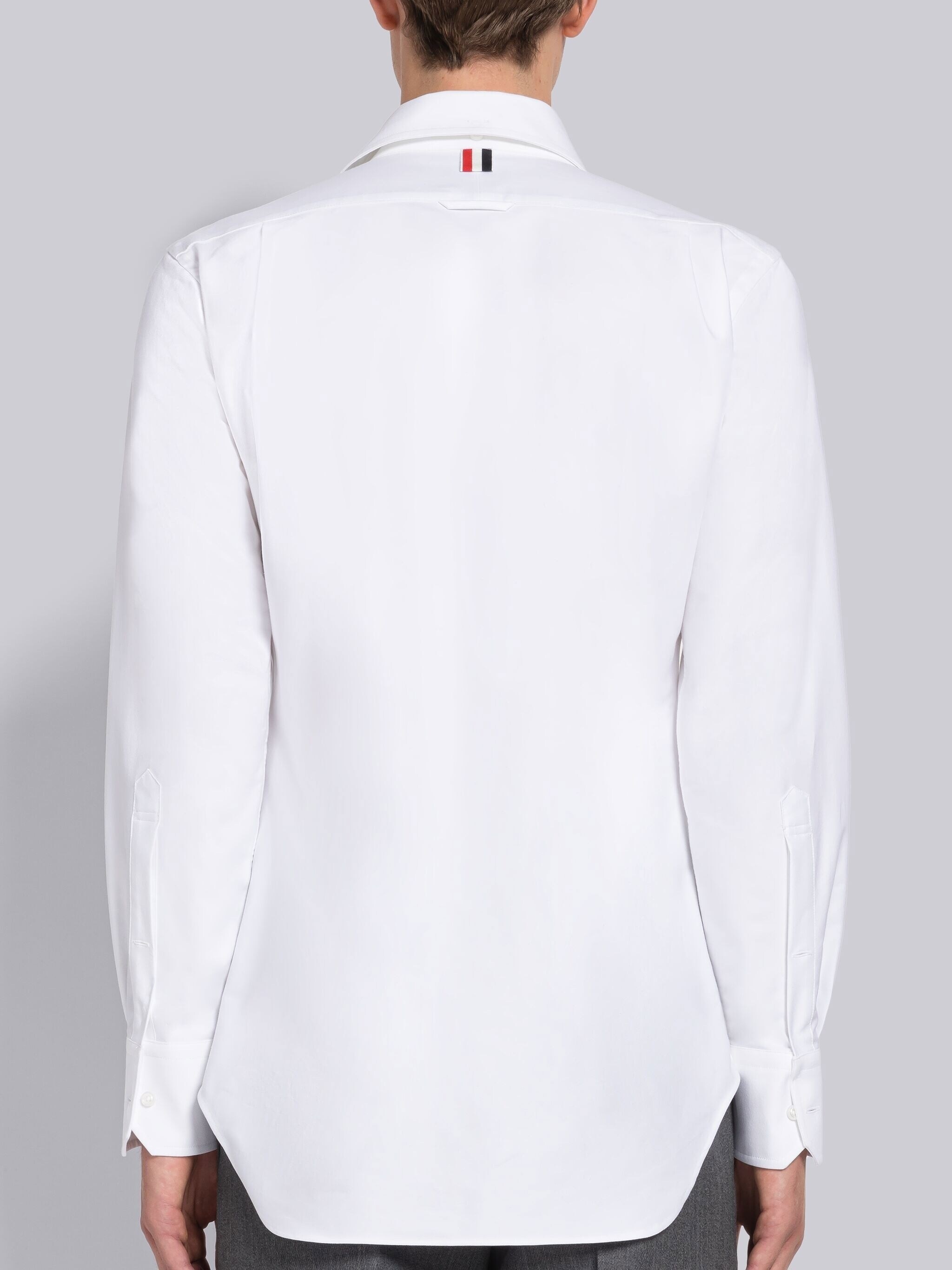 MADRAS FLOWER PATCH APPLIQUE POINT COLLAR SHIRT - 4