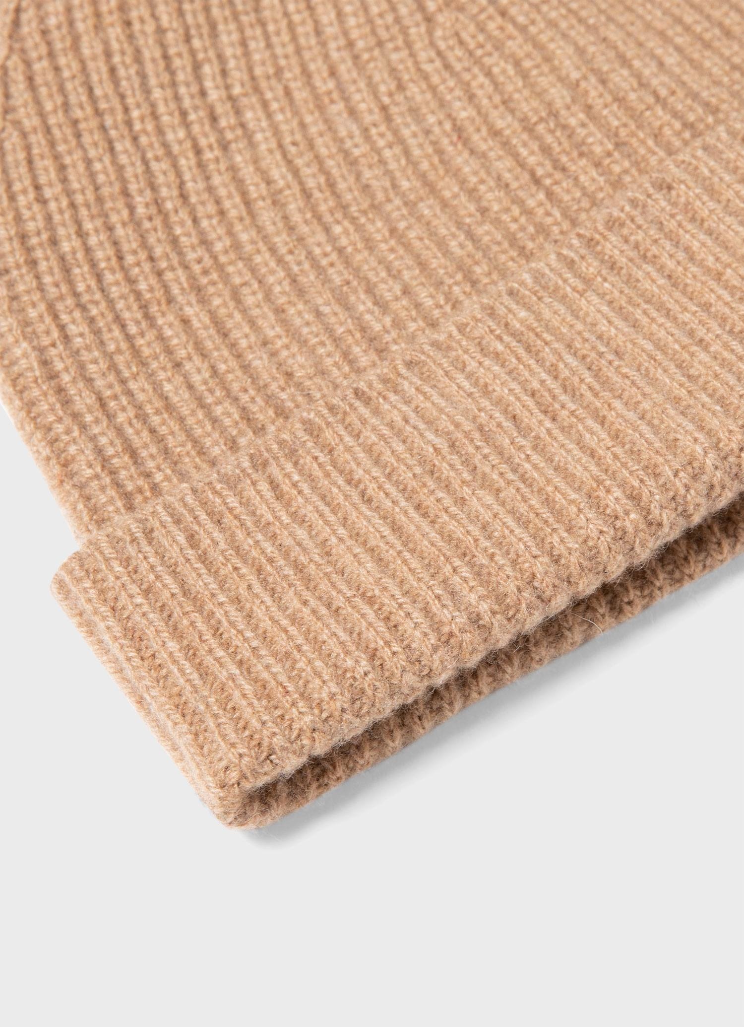 Cashmere Ribbed Hat - 2