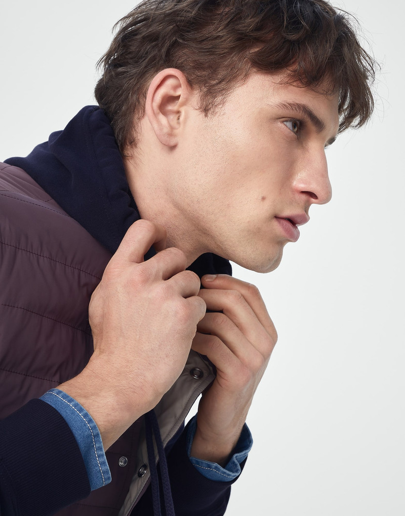 Bonded nylon lightweight down vest 3