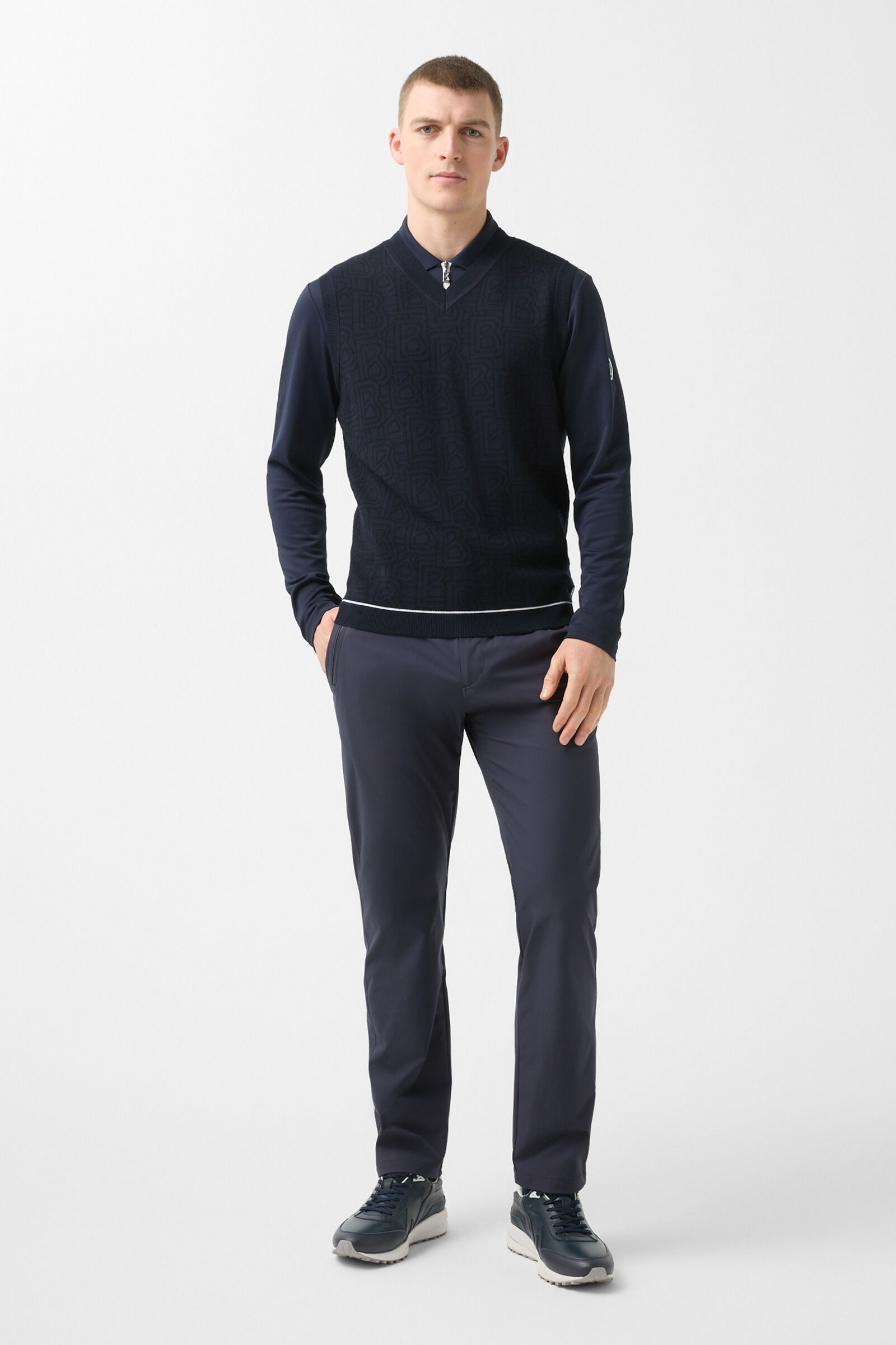 Navid functional pants in Navy blue - 4