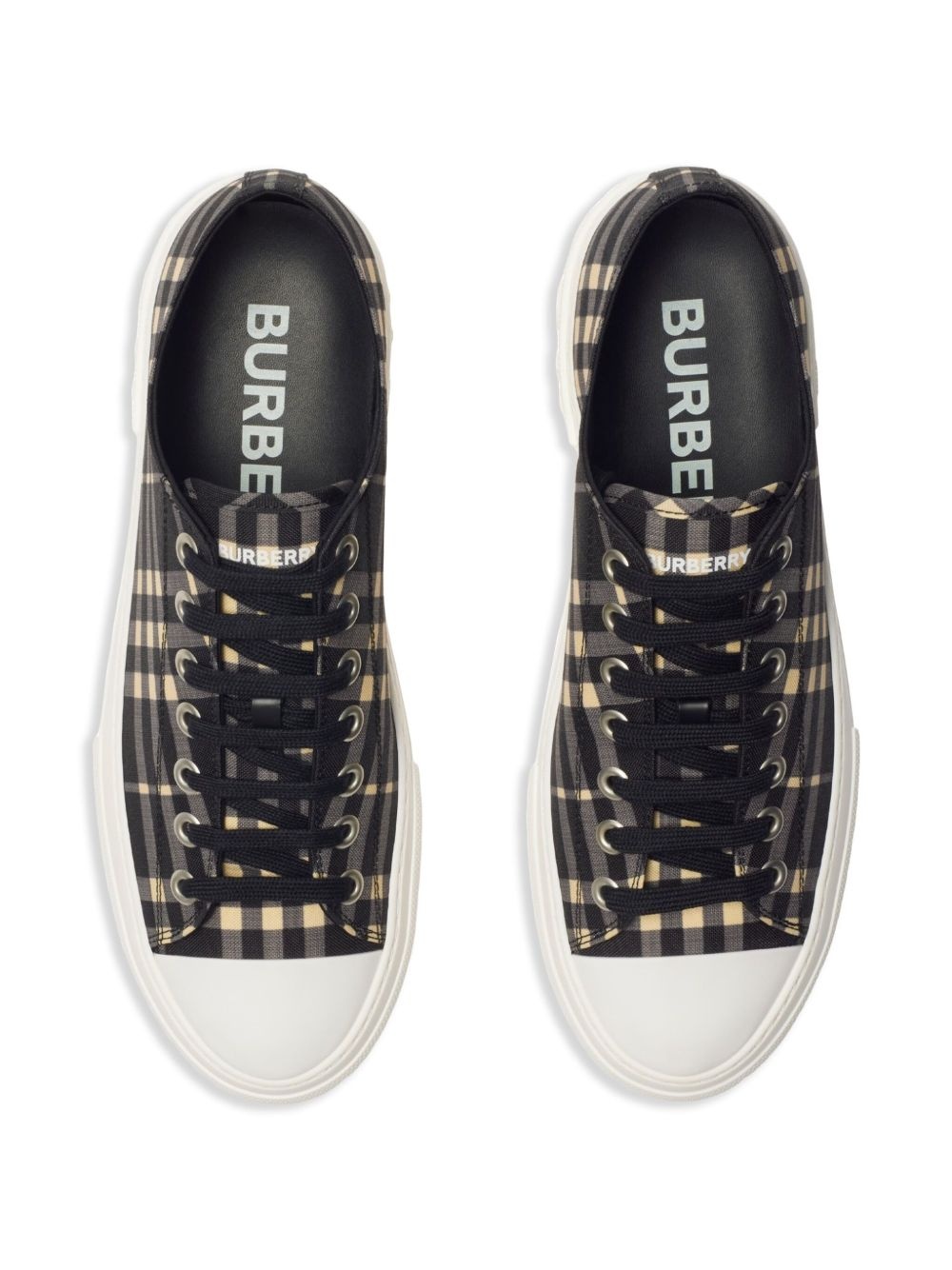 checked sneakers - 4