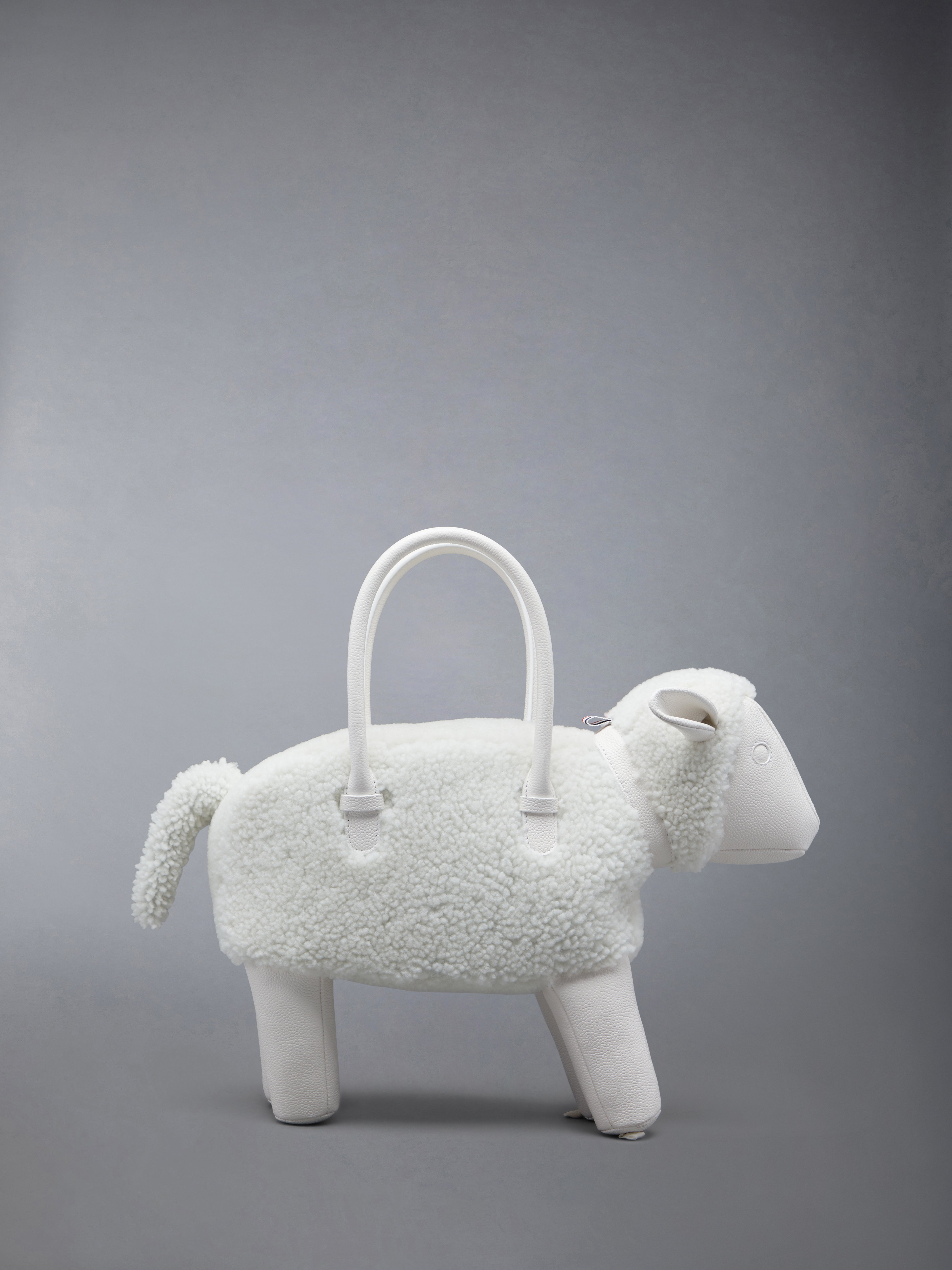 Sheep Bag In Shearling & Pebble Grain - 3