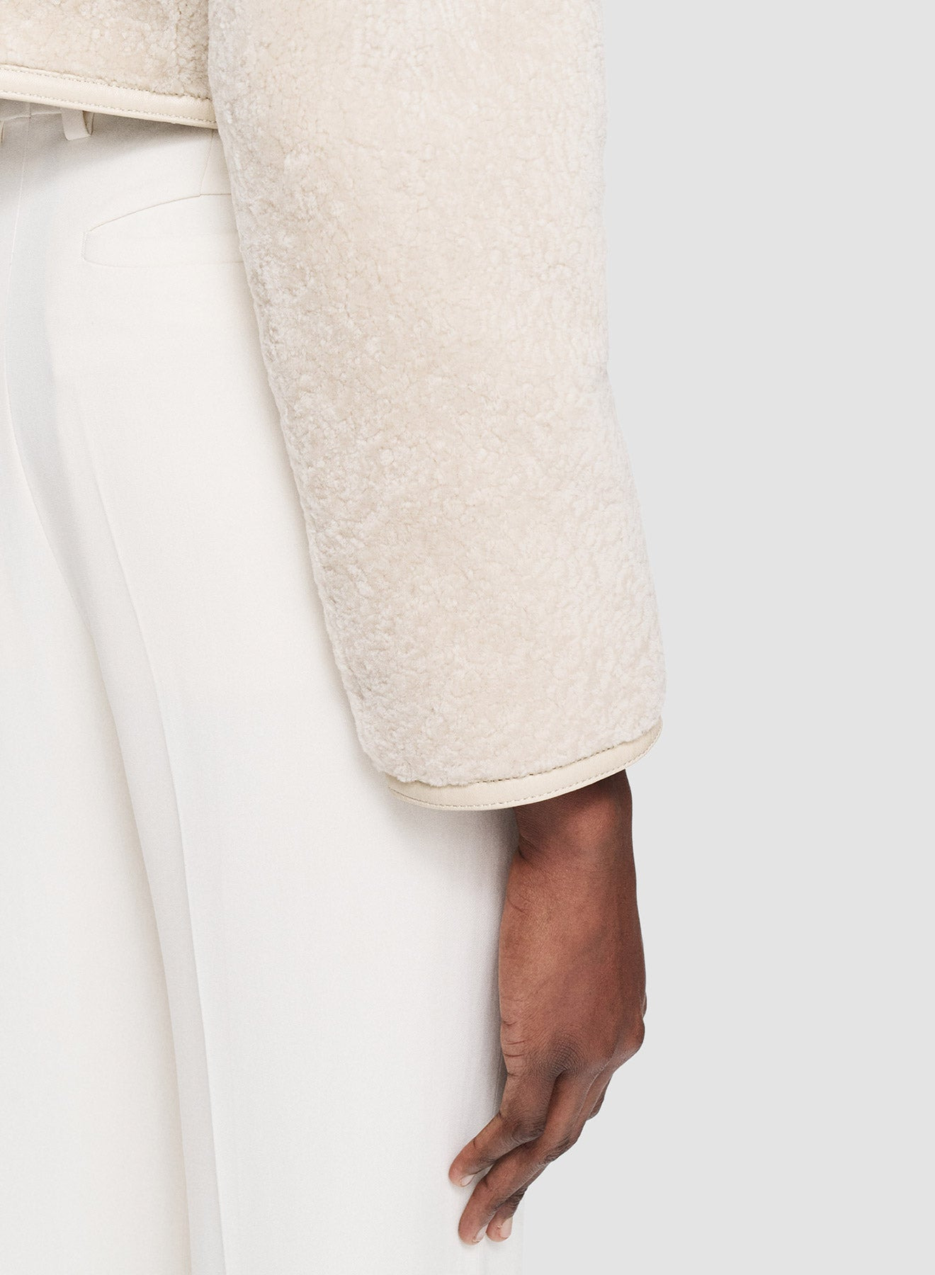 Maurice Embossed Shearling Jacket - 7