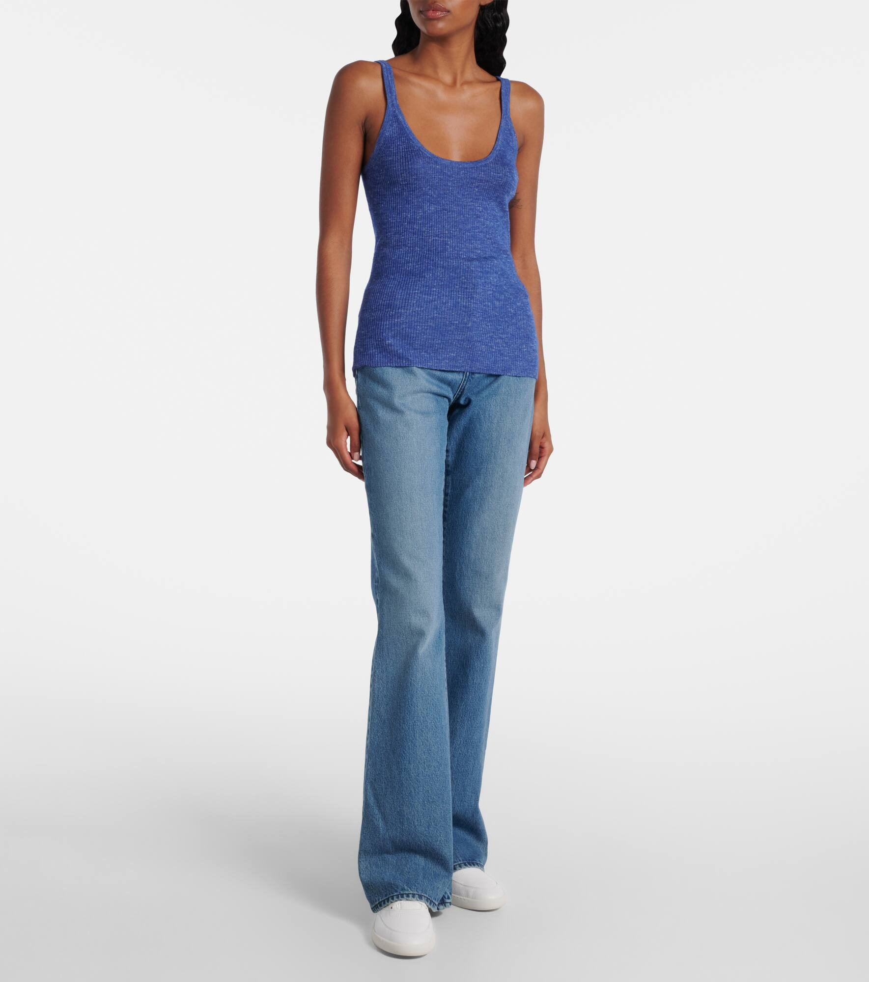 Cinxia cashmere, silk, and hemp tank top - 6