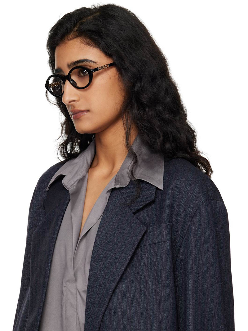 Black 'Gucci Block' Glasses 4