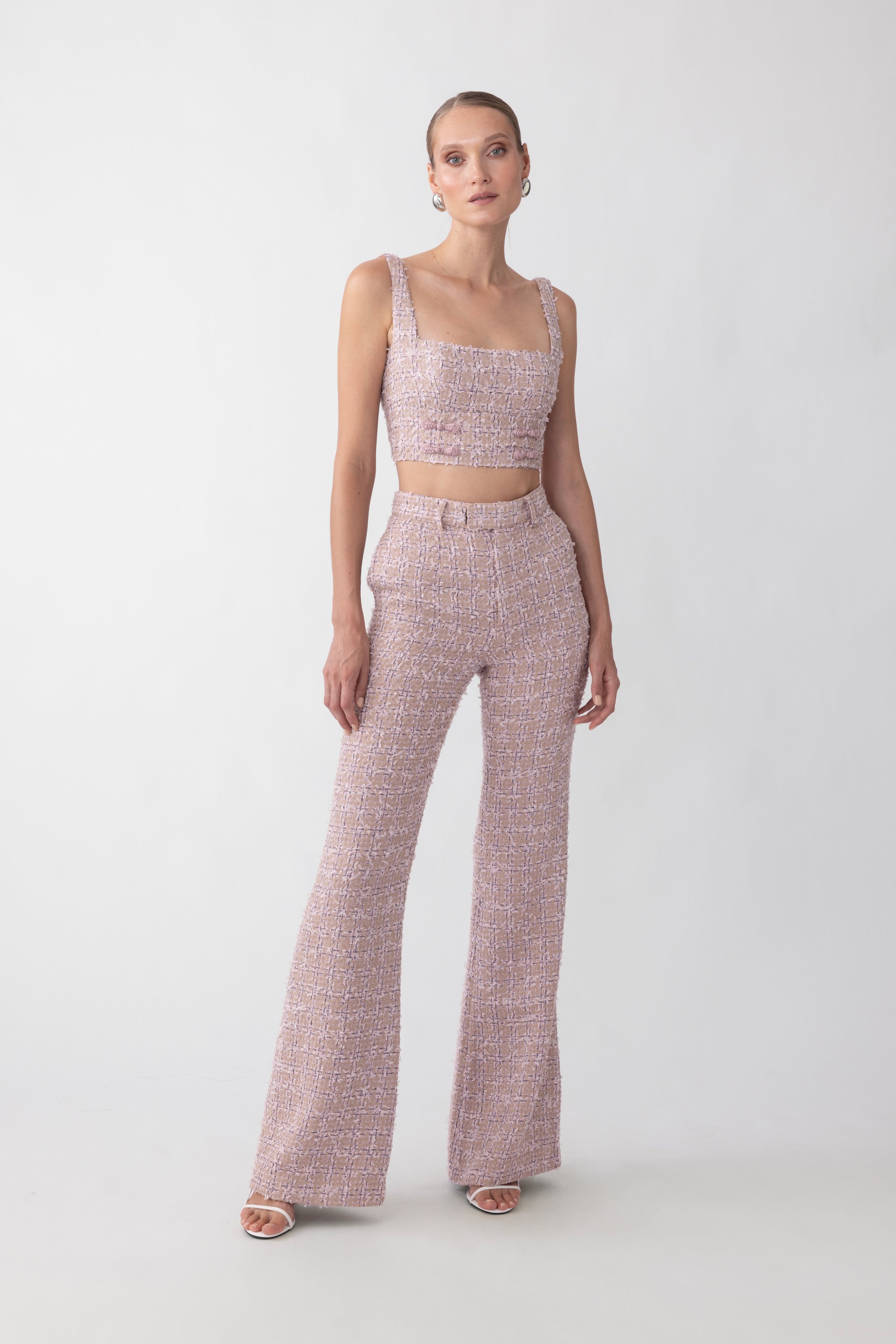 BRIDGETTE TWEED TOP - 5