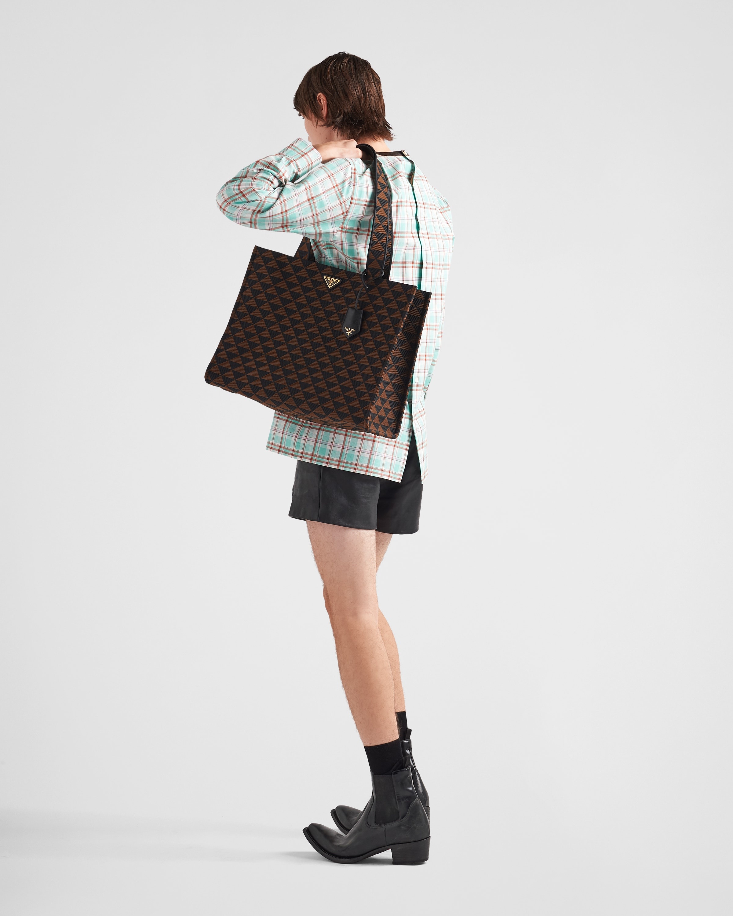 Prada Symbole bag in embroidered fabric - 2