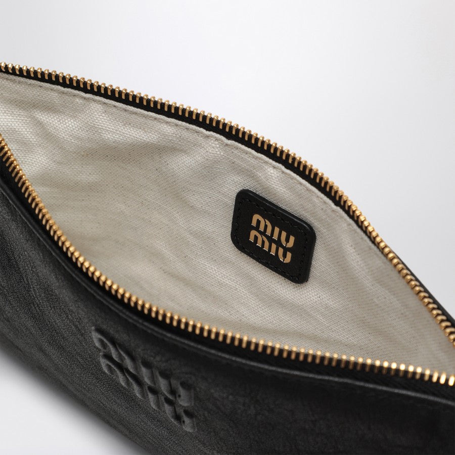 MIU MIU LEATHER SHOULDER BAG - 3