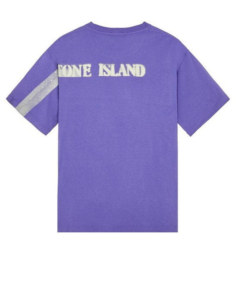 Stone Island 2RC86 'STRIPES SIX' PRINT LAVENDER outlook