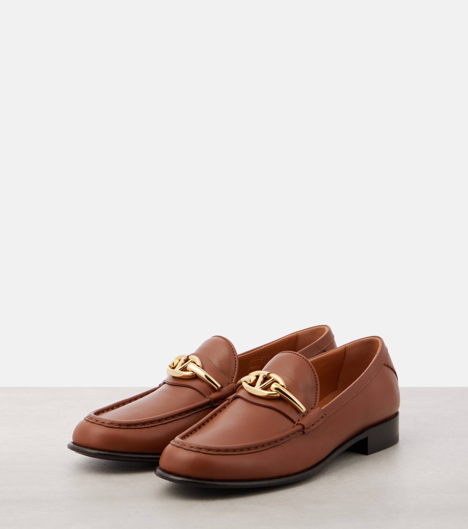VLogo The Bold Edition leather loafers - 5