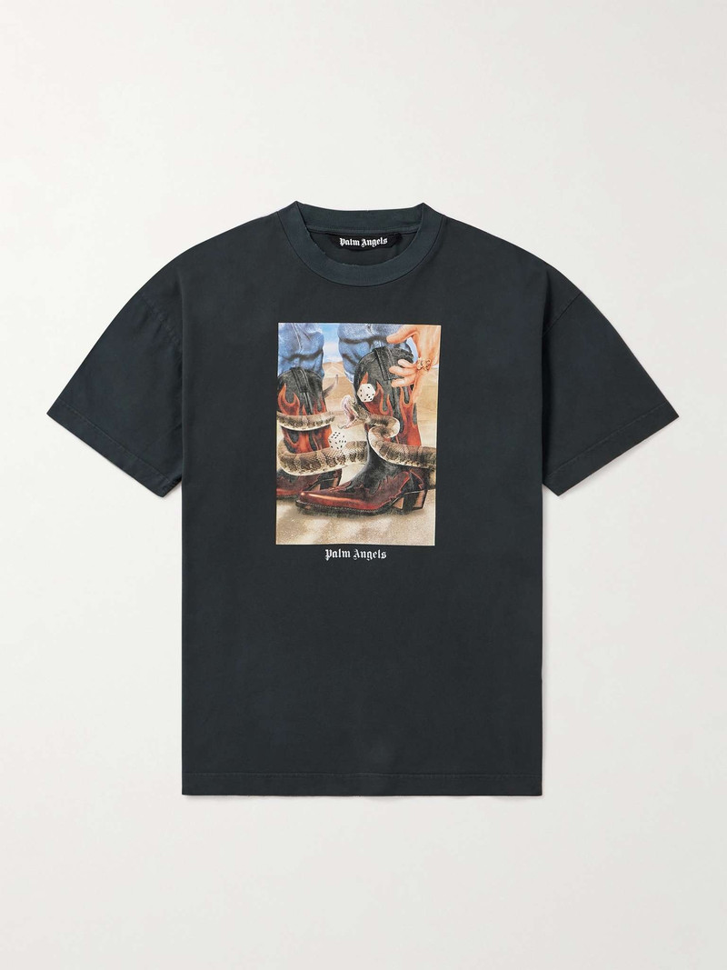Dice Game Printed Cotton-Jersey T-Shirt 1