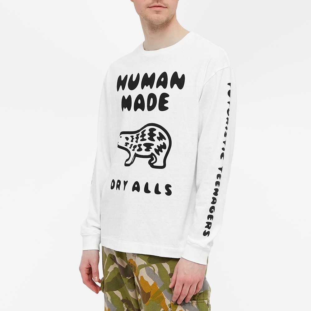 Human Made Long Sleeve Polar Bear Tee - 4