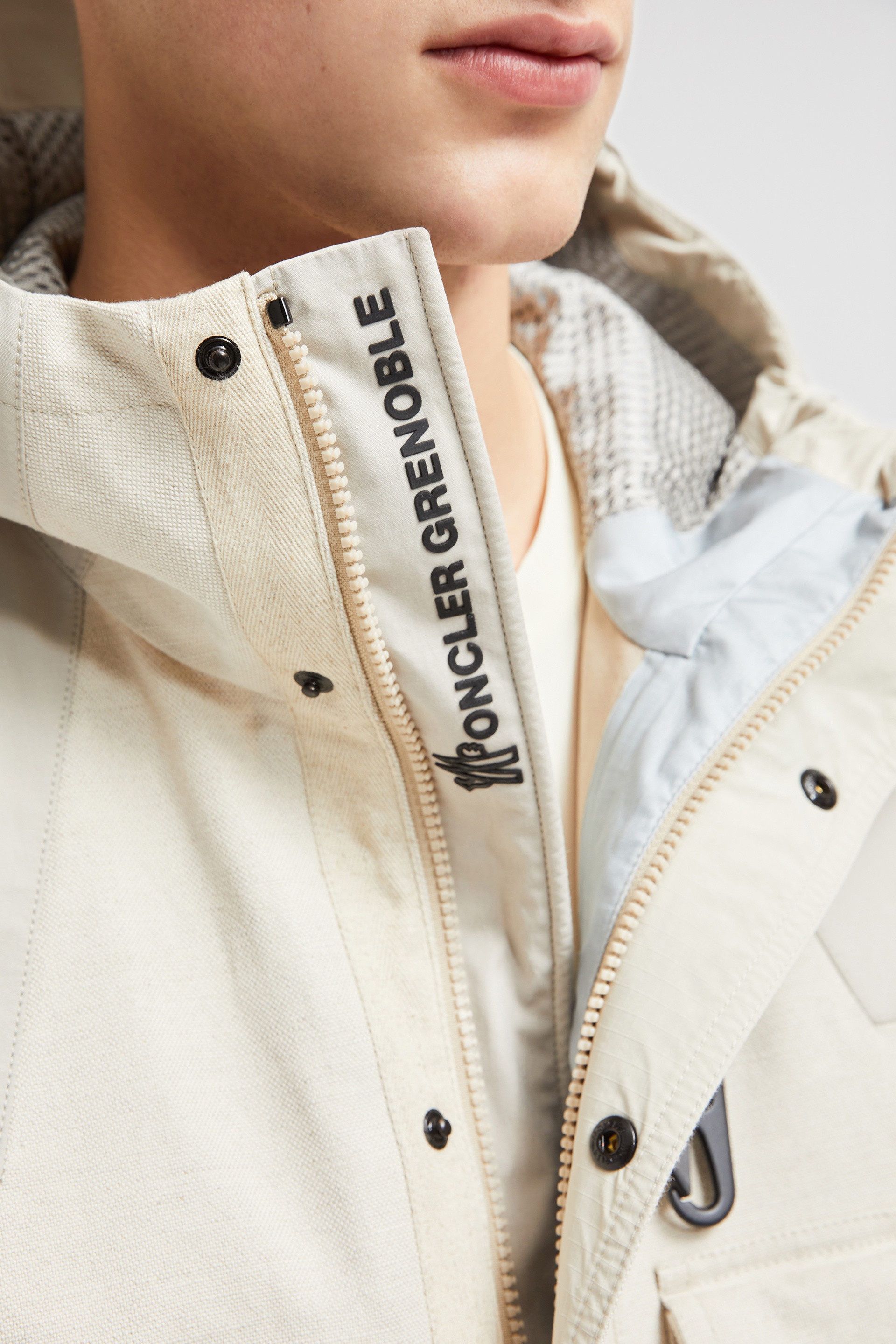 Spur Hooded Linen & Cotton Field Jacket - 7