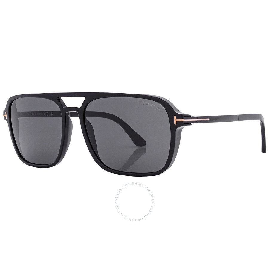 Tom Ford Crosby Smoke Pilot Men's Sunglasses FT0910 01A 59 - 2